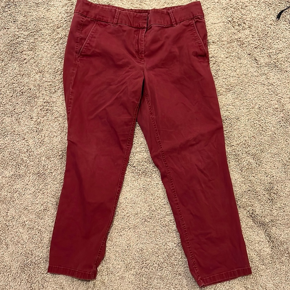 Loft Outlet Maroon Chino Sz 12